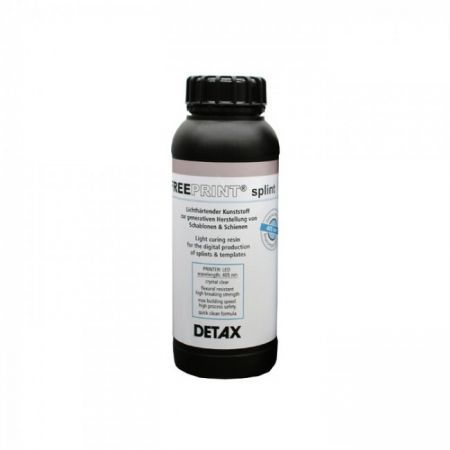DETAX Freeprint splint UV - 3D материал, биосовместимый, прозрачный, 1 кг